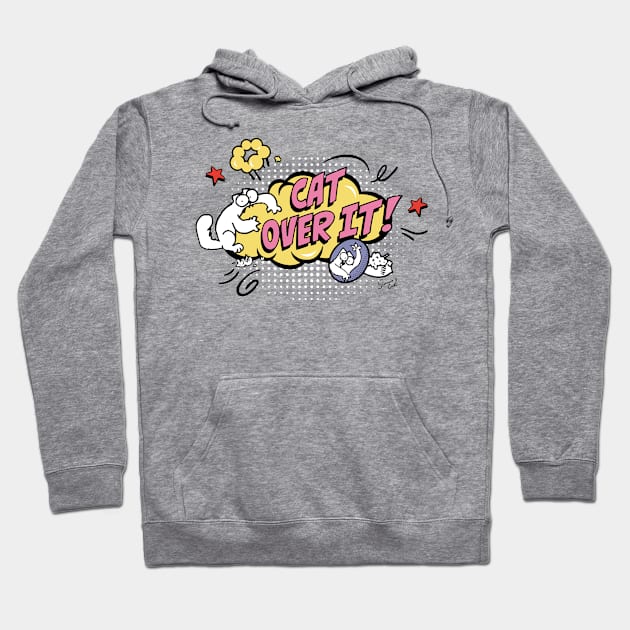 Simon's Cat Over it Hoodie by devanpm